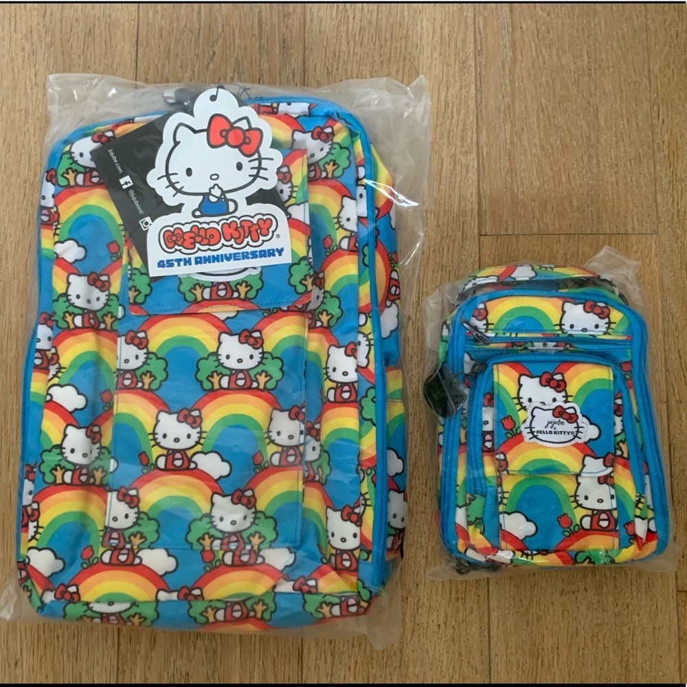 Brand new Jujube Hello Kitty Hello Rainbow MiniBe and MiniBRB
